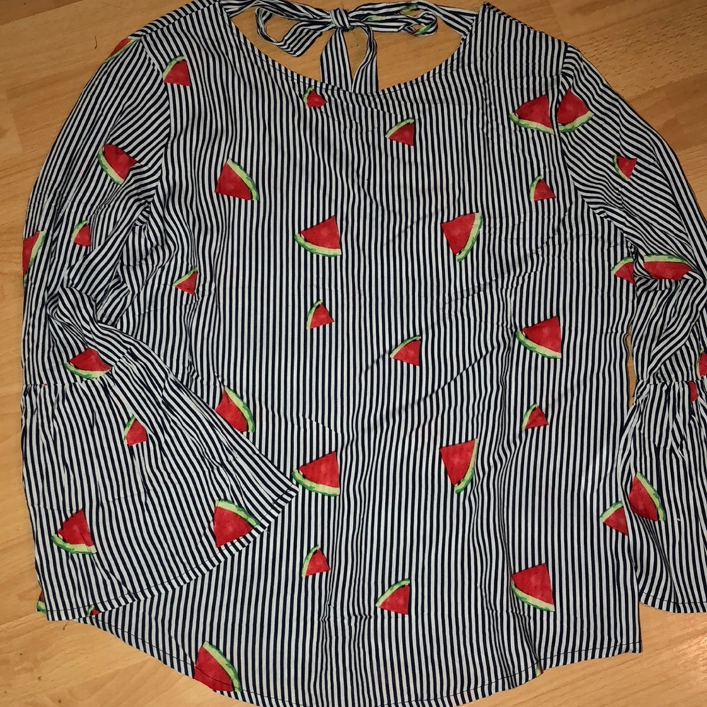 NWOT❤️•Bell sleeved• watermelon shirt❤️